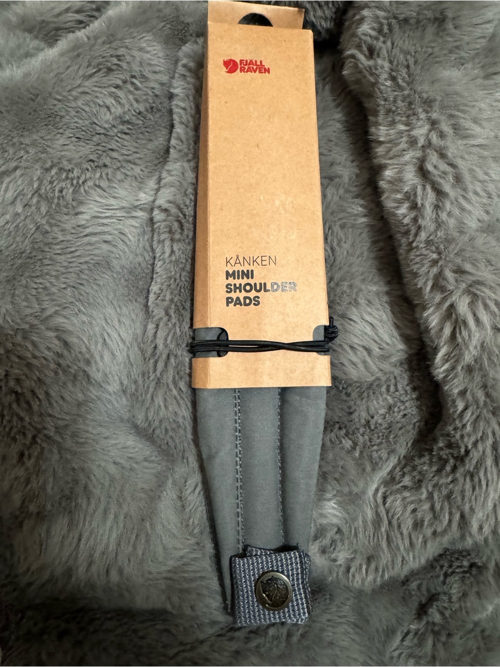 Fjallraven Kånken Mini Shoulder Pads in Grey